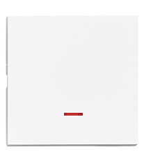 Kryt spínačů a ovladačů s červeným průhledem, bílý SCHRACK EV102308--