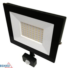 Reflektor LFK KASTEL LED 4000K 50W 4000lm IP65 pohyb.senzor Bemko 107648