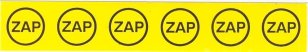 Značení č.42 ZAP (6x v kroužku) 2,5x15cm
