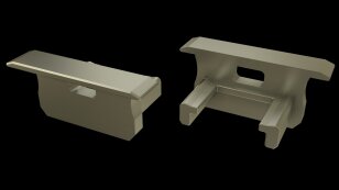 Koncovka profilu EC-PROFIL B INOX HO (12-0153-00) GREENLUX GXLP1413