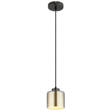 Závěsné svítidlo FELICIA černý chrom 1x60W E27 IP20 GLOBO 16056H