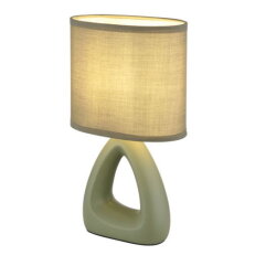 Stolní lampa TRIANGLE zelená 1x40W E14  GLOBO 21731BG