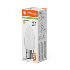 Světelný zdroj LED CLASSIC B P 3.4W 827 Frosted B22d LEDVANCE 4099854466540