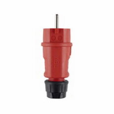 Vidlice elamidová 3x2,5mm2, červená IP54 (1519140) ABL 100000065