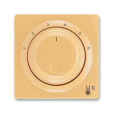 Kryt termostatu s otočným ovládáním, béžová ABB 3292G-A00300 D1