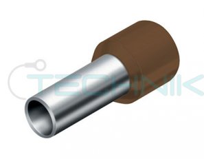 DI 25-18 hnědá Dutinka izolovaná,průřez 25mm2/délka 18mm,dle DIN46228