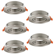 Vestavné svítidlo BARRANCO 5X GU10 d90 25W IP20 matný nikl  EGLO 902233