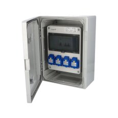 Zásuvková skříň MFF40000000.1 /5810/39134 MFBOX IP54 s chráničem 25/2/003-A