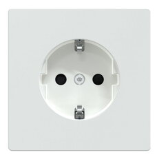 Zásuvka Merten D-Life 250V/16A SCHUKO clonky bezšroubová Lotus White