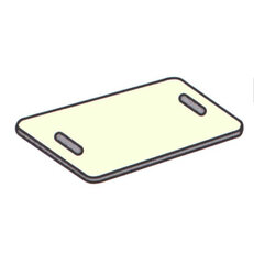 Identifikační štítek přírodní, rozměr 25x15mm PA, typ MT1, ID100 ID 25x15