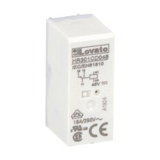 Lovato HR301CD048 Miniaturní relé 1SC 16A 48VDC