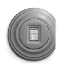Rámeček GREENLUX KLIKLAP S/KRA Light gray, krajní