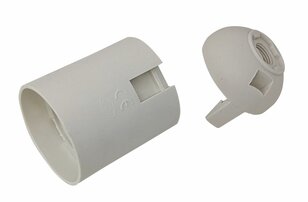 Plastová objímka LH-E27P White, GREENLUX GXOS613