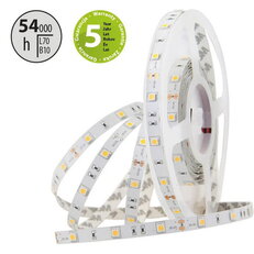 LED pásek SMD5050 WW, 30LED/m, 7,2W/m, 504lm/m, IP20, DC 12V, 10mm, 50m