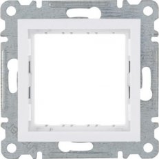 Adaptér pro přístroje 45x45 mm, bílá lesk    HAGER WL2510