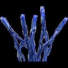 Vánoční osvětlení na baterie, modrá, 15LED, časovač