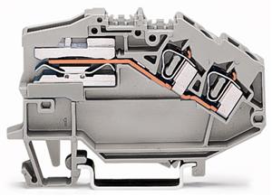 svorka pro vyrovnání potenciálů 4mm2 CAGE CLAMP šedá WAGO 781-653
