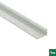 FKU13-1M-EL AL profil FKU13 J/S pro LED, bez plexi, 1m, elox FK TECHNICS 4738730