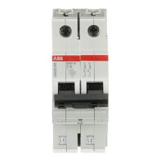 S402M-C16 Jistič 2 pólový char.C 16A Icn 10kA ABB 2CCS572001R0164