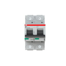S802S-C63 jistič 2p char. C 63A s klecovou svorkou Icu 50kA ABB 2CCS862001R0634