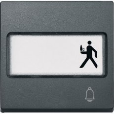 Kryt a se symbolem zvonek System M antracit SCHNEIDER MEG3365-0414