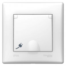 Sedna Zásuvka s víčkem, IP44, Polar SCHNEIDER SDN2890321