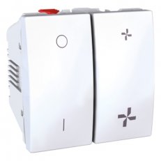 Unica Mechanismus pro ovládání rychlosti ventilátorů a zap/vyp Polar MGU3.214.18