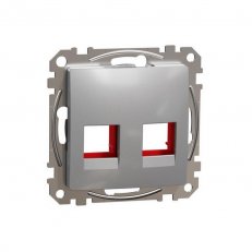 Sedna D/E Kryt pro RJ45 KRONE UTP konektor, Aluminium SCHNEIDER SDD113441C