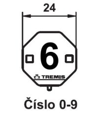 Štítek označení č.6 (plast) TREMIS VS025