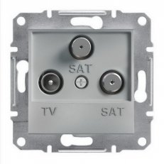 Asfora Zásuvka TV-SAT-SAT, koncová, alu SCHNEIDER EPH3600161