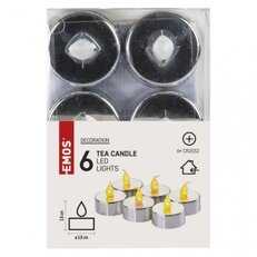 LED dekorace čajová svíčka stříbrná, CR2032, vnitřní, vintage EMOS DCCV12