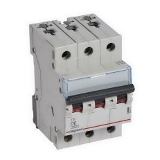 TX3 JISTIČ, 3 PÓLOVÝ, CHAR. D, 6A 6000A LEGRAND 403751