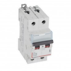 DX3 JISTIČ, 2 PÓLOVÝ, CHAR. D,16A 10000A/16KA LEGRAND 409451
