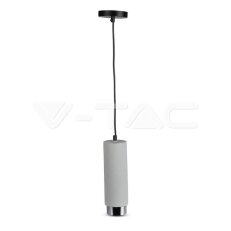 GU10 Fitting Gypsum Concrete Pendant Metal With Chrome Bottom, VT-864 SKU3135