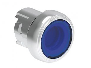 Lovato LPSBL106 Podsvícený tlačítkový ovladač kovové d22mm lícující modré