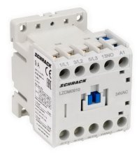 Stykač 3pólový CUBICO Mini, 4 kW, 9 A, 1Z, 24 VAC SCHRACK LZDM0910--