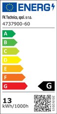 LED pásek bílá 12,5W 4000K, IP20, ( 60LED 2835, 1050lm)/m, 12V, š.10mm, 5m