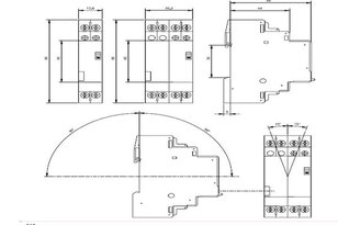 Bistabilní spínač RBS232-20, 2p, 1M, kontakty 2xNO,32A, 24V AC ETI 002464117