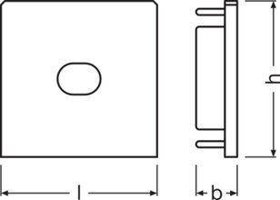 LEDVANCE Wide Profiles for LED Strips -PW03/EC/H