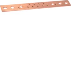 CU sběrna 30x5mm děrovaná délka 280mm HAGER UM30A3