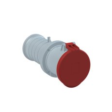 Zásuvka spojovací 4p. 63 A IP44 6 h šedá-červená 363C6 ABB 2CMA166850R1000