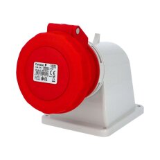 Vestavná zásuvka IP67/400V/16A/5P 6h, úhel 90° - SpeedPRO FAMATEL 24351
