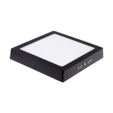 BPS18-LED panel 18W-CW studená bílá čtverec přisazený černý T-LED 102158
