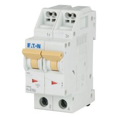 PLI-C13/2 Jistič PLI (bezšroubové svorky nahoře) char C 2-pólový 10kA 13A 101299