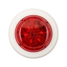 SOL/RL/W1/S Maják Solista hluboká základna bílý kryt červený maják