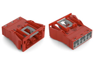 Zásuvka Snap-In 3pól. Kód. P červená WAGO 770-2303