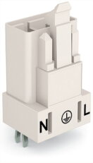 Konektor na desky plošných spojů rovné provedení 3pól. bílá WAGO 890-833