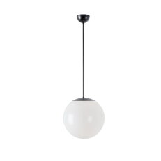 Závěsné LED svítidlo s plastovým stínidlem OSMONT ISIS P2 PE 20W IP40 3K černá