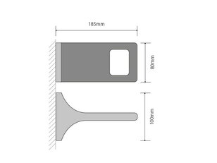 Nástěnné venkovní LED svítidlo OLBIA N , neutrální 5W IP54 PANLUX PN42300001