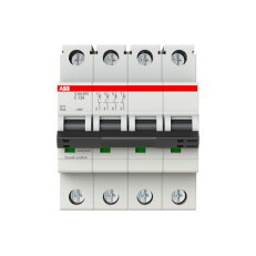 ABB S204MTR-C13, čtyřpólový jistič, 13A, C, 10kA, určeno pro drážní aplikace
